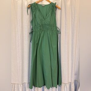 Neiman Rails Constantine Green Midi Dress - M